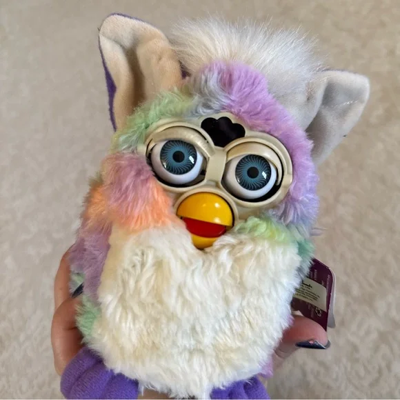 Vintage 1999 Furby tie dye pastel original tags on working furby! - Picture 8 of 8